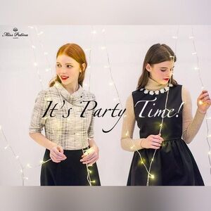 Miss Patina business casual black dress, size S, mint condition